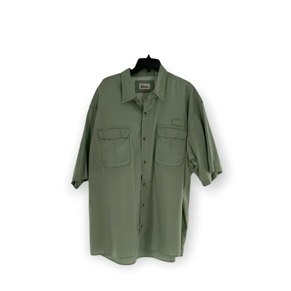 World Wide Sportsman Mens 3XL Short Sleeve Chest Pocket Vented Fishing Outdoor - Picture 4 of 9